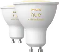 MediaMarkt PHILIPS HUE Spot - White Ambiance - GU10 (2 pack) - Slimme ledlamp Wit aanbieding