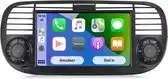 Bol.com Boscer Autoradio - Geschikt voor Fiat 500 2007-2015 - Apple Carplay & Android Auto - Android 11 - 7'' Navigatiesysteem - Zwar aanbieding