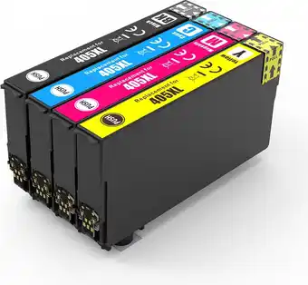 Bol.com Inktcartridge Geschikt voor Epson 405 / 405XL - Multipack van 4 aanbieding