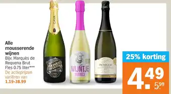 Albert Heijn Alle mousserende wijnen aanbieding