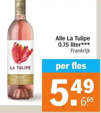 Albert Heijn Alle la tulipe aanbieding