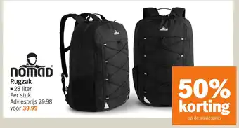 Albert Heijn Nomad rugzak aanbieding