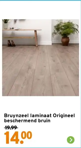 GAMMA Bruynzeel laminaat origineel beschermend bruin aanbieding