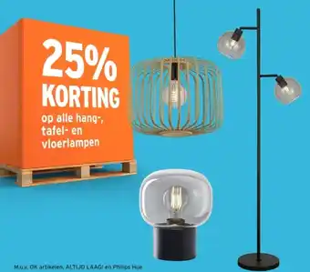 GAMMA Alle hang tafel en vloerlampen aanbieding