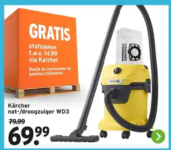 GAMMA Karcher nat droogzuiger aanbieding