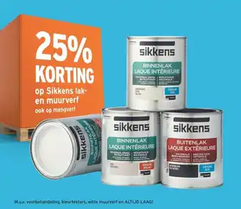 GAMMA Sikkens lak en muurverf aanbieding