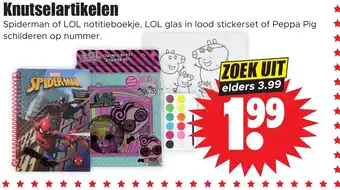 Dirk Knutselartikelen aanbieding