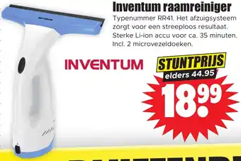 Dirk Inventum raamreiniger aanbieding