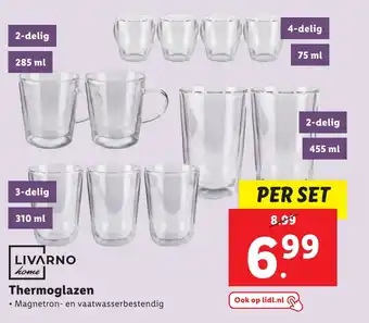 Lidl LIVARNO home Thermoglazen aanbieding