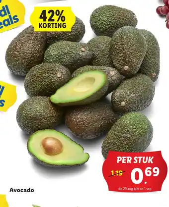 Lidl Avocado aanbieding