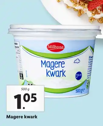 Lidl Magere kwark aanbieding