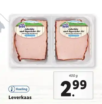 Lidl Leverkaas aanbieding