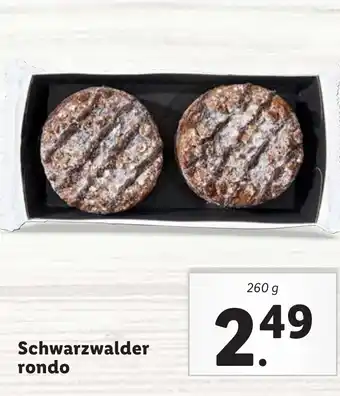 Lidl Schwarzwalder rondo aanbieding