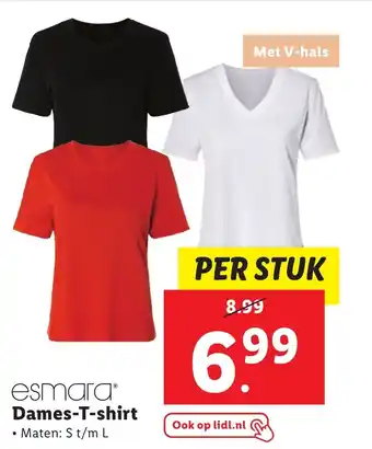 Lidl esmara Dames-T-shirt aanbieding