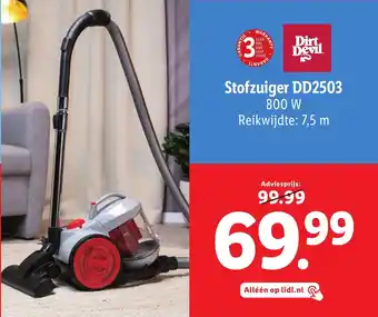Lidl Dirt Devil Stofzuiger DD2503 aanbieding