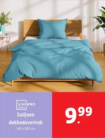 Lidl LIVARNO home Satijnen dekbedovertrek aanbieding