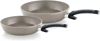 Amazon Fissler Ceratal Comfort Pannenset, 2-delig, aluminium pan, keramisch gecoat (24 + 28 cm), keramische braadpan, antiaanbaklaag aanbieding