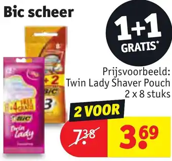 Kruidvat Bic scheer aanbieding