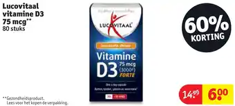 Kruidvat Lucovitaal vitamine D3 aanbieding