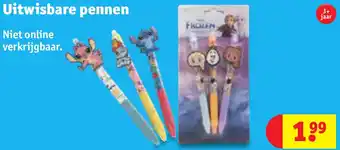 Kruidvat Uitwisbare pennen aanbieding