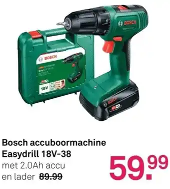 Karwei Bosch accuboormachine Easydrill 18V-38 aanbieding