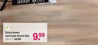 Karwei Extra breed laminaat Grand Oak aanbieding