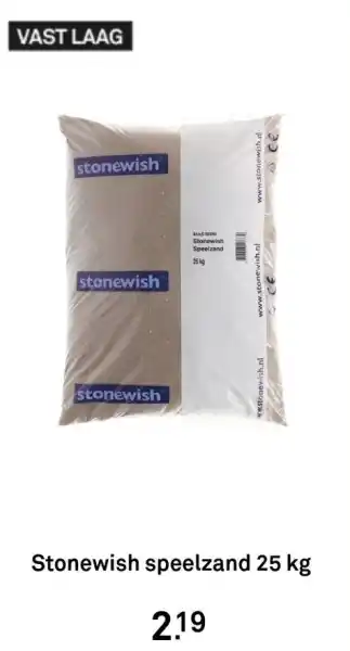 Karwei Stonewish speelzand aanbieding