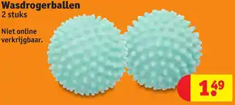 Kruidvat Wasdrogerballen aanbieding