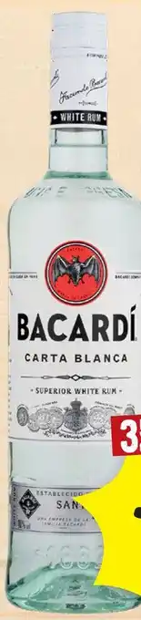 Super Dirck 3 BACARDI RUM CARTA BLANCA aanbieding