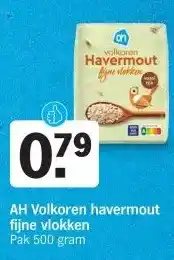 Albert Heijn AH Volkoren havermout fijne vlokken aanbieding