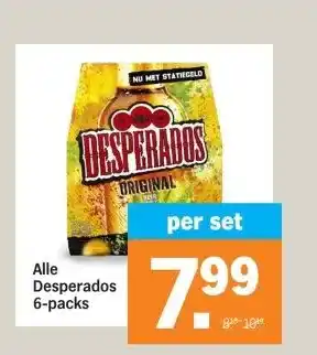 Albert Heijn Alle Desperados 6-packs aanbieding