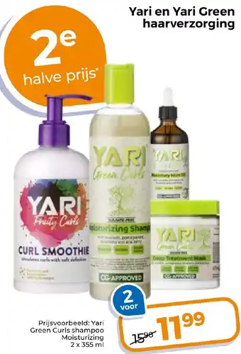 Trekpleister Yari en Yari Green haarverzorging aanbieding