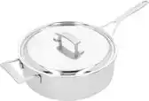 Bol.com Demeyere Industry 5 - Sauteerpan met deksel - 28 cm - RVS aanbieding