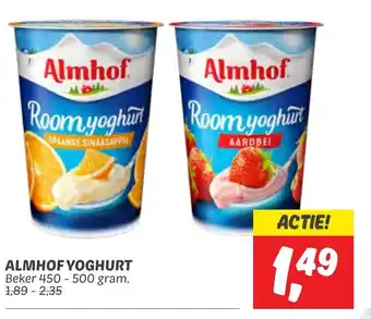 Dekamarkt Almhof yoghurt aanbieding