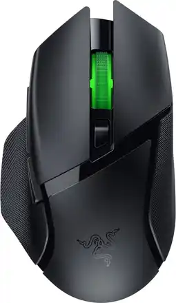 Amazon Razer Basilisk V3 X HyperSpeed - Draadloze Gaming Muis (Iconische Ergonomische Vorm met 9 Aanpasbare Controls, HyperSpeed Dra aanbieding