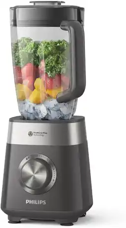 Amazon Philips 5000-serie Blender, ProBlend Plus-technologie, 1000 W ProBlend Plus-motor, 3 Snelheden, Capaciteit van 2 Liter, Afnee aanbieding