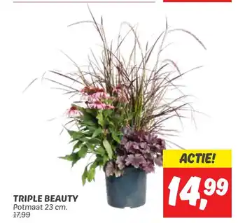 Dekamarkt Triple beauty aanbieding