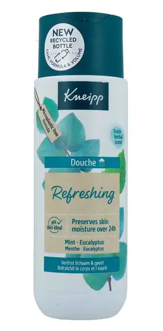 De Online Drogist Kneipp Douchegel Refreshing Mint-Eucalyptus aanbieding