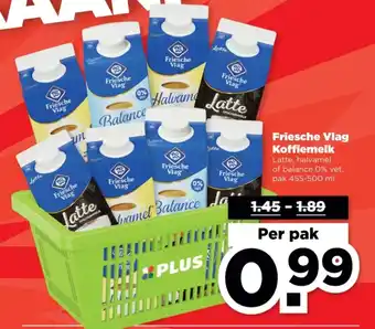 PLUS Friesche Vlag Koffiemelk aanbieding