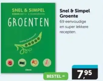Boekenvoordeel Snel & Simpel Groente aanbieding