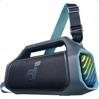 Amazon soundcore Anker Boom 2 Plus Buitenluidspreker, bluetooth, 140 W, 2+2 kanalen, BassUp 2.0, 20 uur, snel opladen, IPX7-waterdic aanbieding