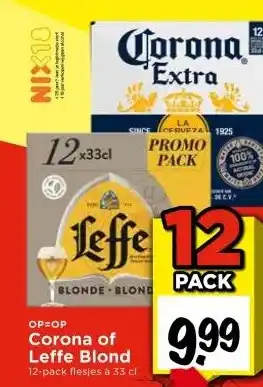 Vomar Voordeelmarkt Corona of Leffe Blond aanbieding