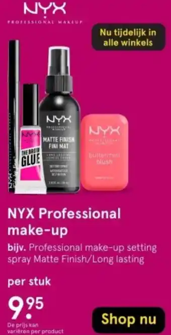 Etos NYX Professional make-up aanbieding
