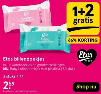 Etos Billendoekjes aanbieding