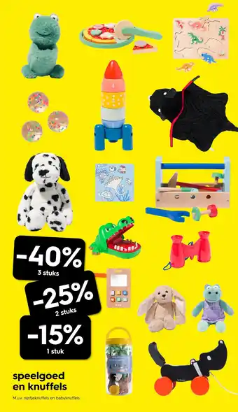 HEMA Speelgoed en knuffels aanbieding