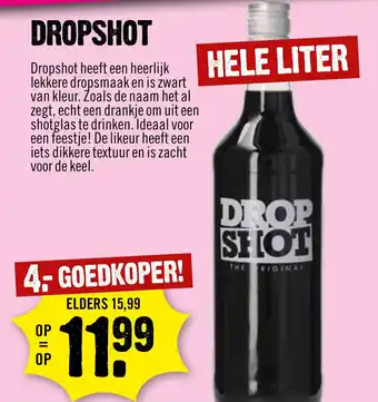 Dirck 3 Dropshot aanbieding