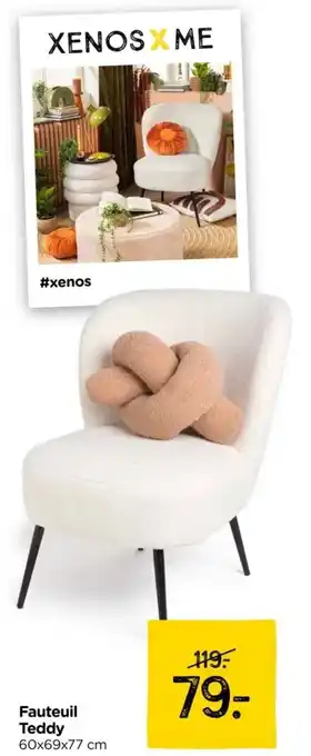 Xenos Fauteuil Teddy aanbieding