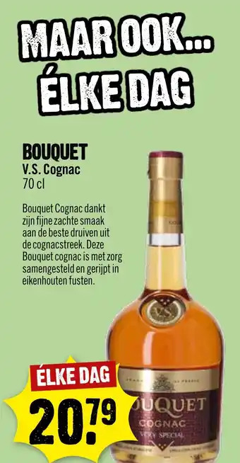 Dirck 3 Bouquet v.s. cognac aanbieding