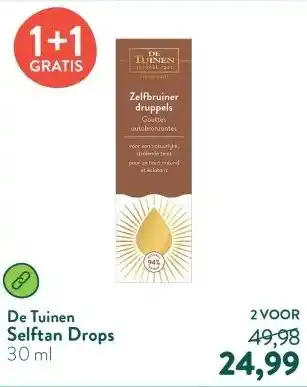 Holland & Barrett Selftan Drops aanbieding