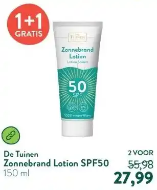 Holland & Barrett Zonnebrand Lotion SPF50 aanbieding